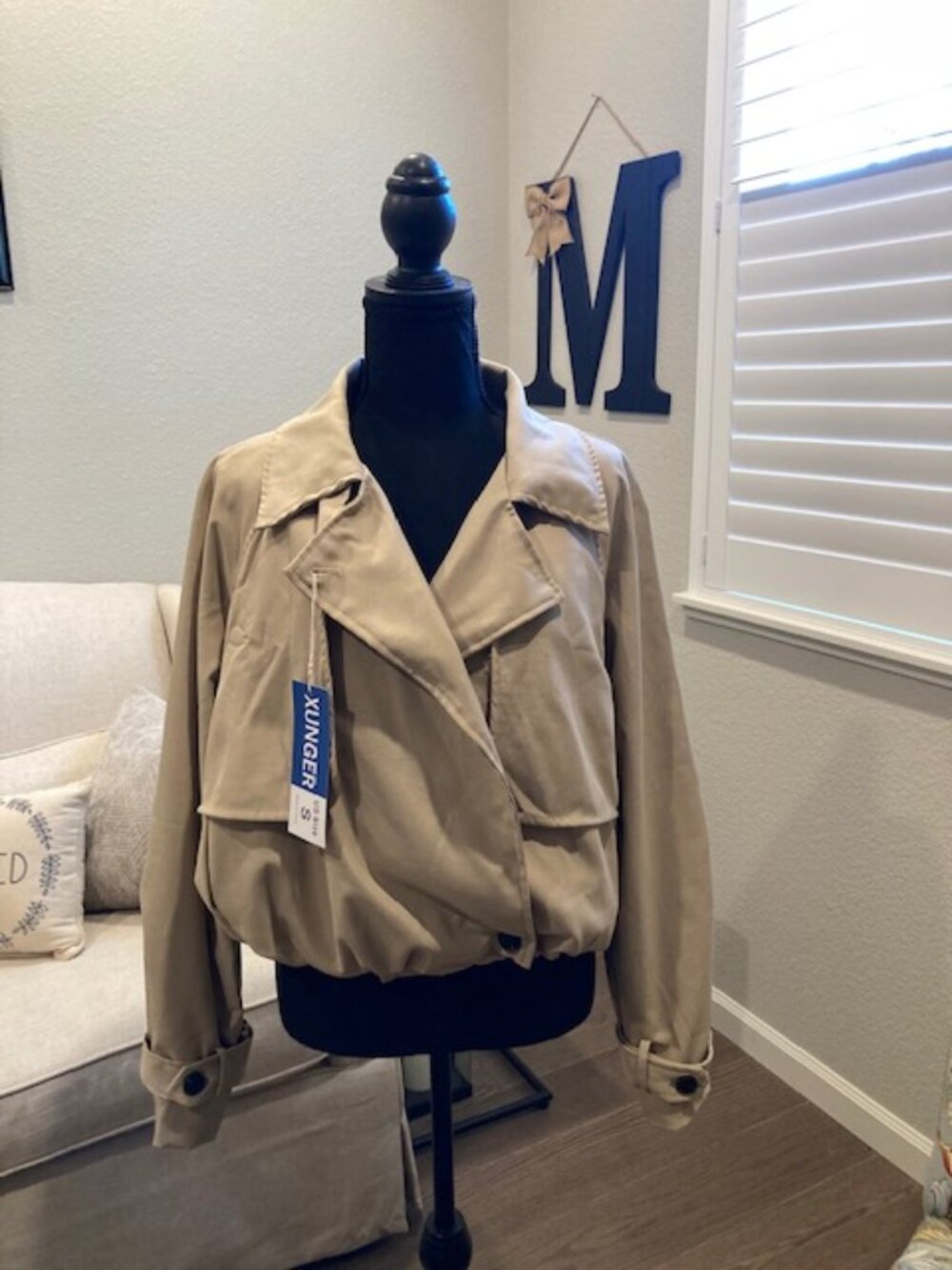 Taupe Bubble Jacket